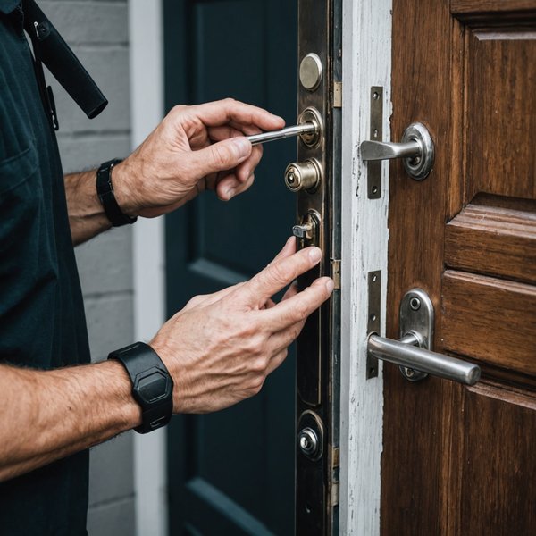 Artisan serrurier : comment il réalise la pose d'une serrure ?