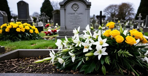 Fleurs artificielles pour cimetière : honorer en toute saison